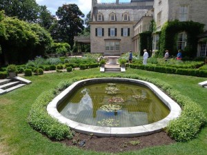 Pond and Garden Area in back of the George Eastman House