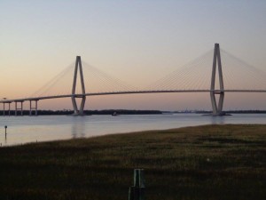 Arthur Ravenel Jr. Bridge - connects Charleston with Mt. Pleasant, SC
