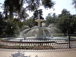 The fountain at Forsyth Park - Savannah